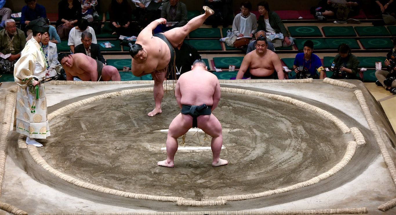 How do sumo wrestlers work out? (Image via Unsplash/Alessio Roversi)