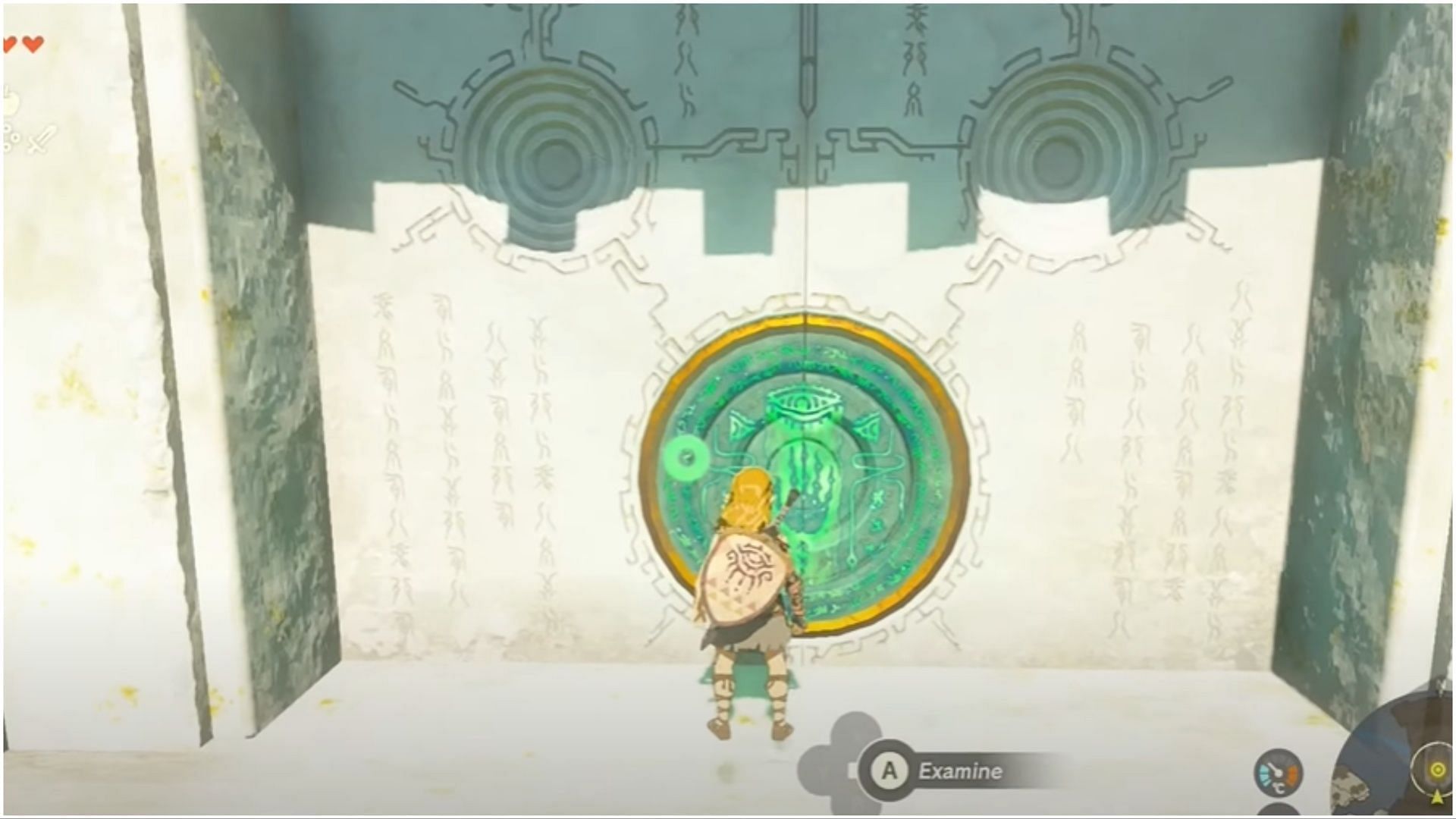 Engage the main door by moving forward (Image via The Legend of Zelda Tears of the Kingdom)