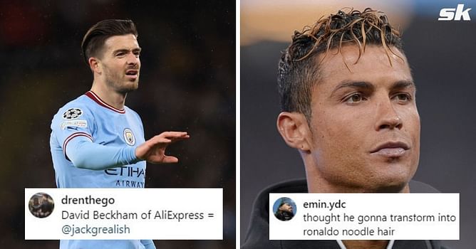 “Thought he gonna transform into Ronaldo” “Beckham of Ali Express” – Fans react hilariously as Jack Grealish gets new haircut