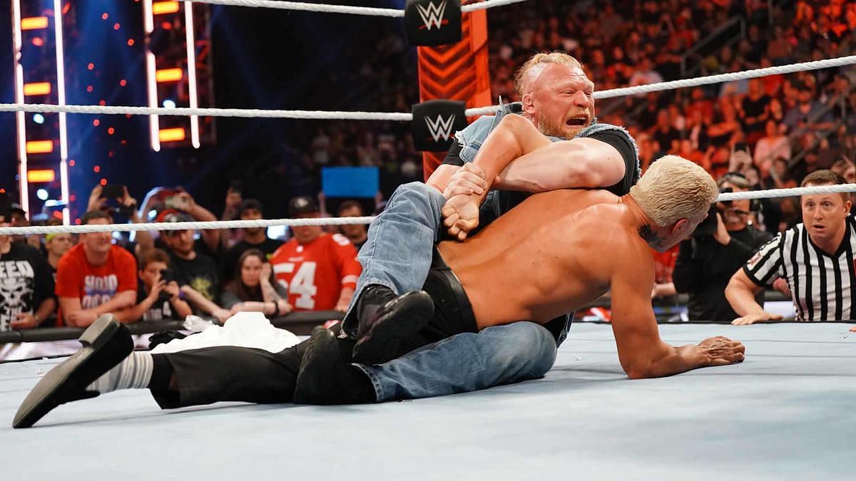 Brock Lesnar destroyed Cody Rhodes on RAW this week