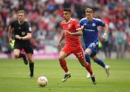 Joao Cancelo (centre) has admirers at the Emirates.
