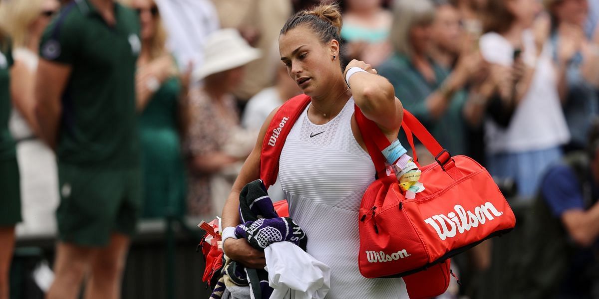 Aryna Sabalenka during the Wimbledon Championships 2023