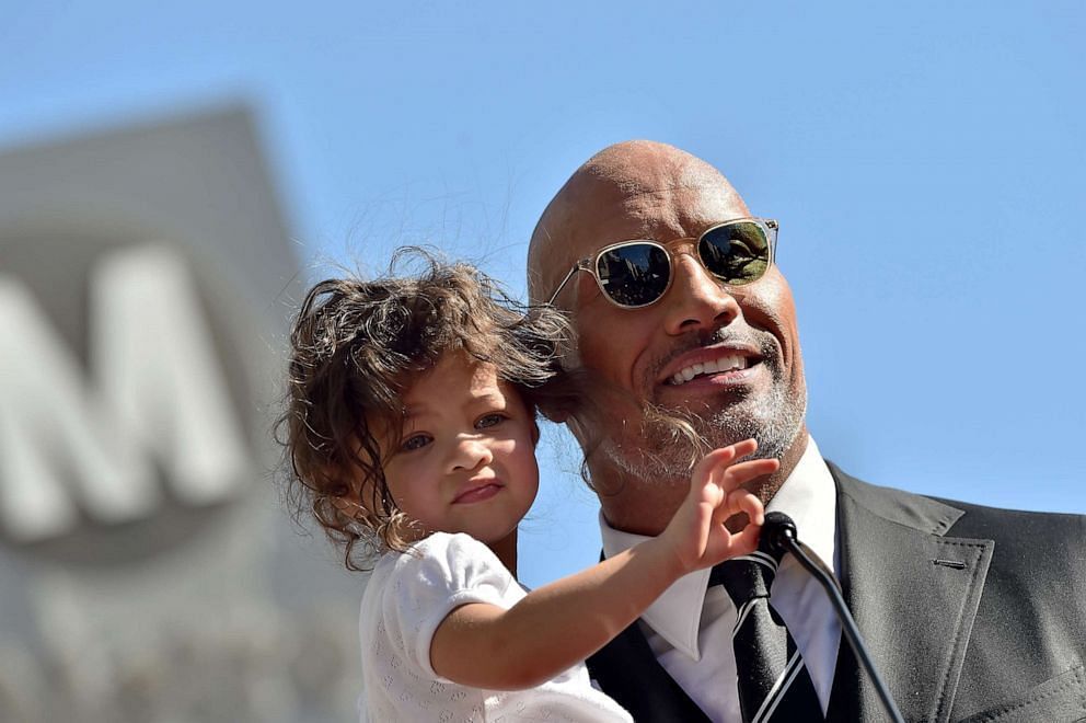 While Dwayne Johnson acknowledges the vital support from his friends and loved ones, he attributes his three daughters&mdash;Ava Raine, Jasmine Johnson, and Tia Johnson&mdash;as his primary wellspring of resilience and inspiration. (Image via Getty Images)