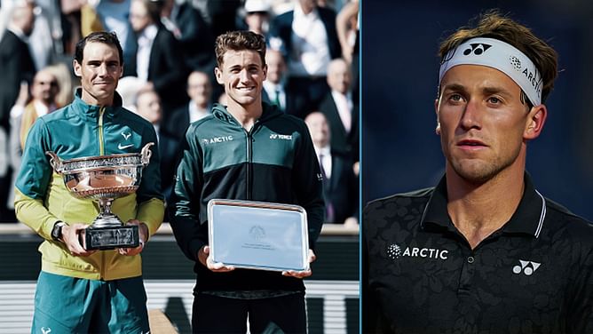 Casper Ruud denies getting demoralized by Rafael Nadal in the tunnel ahead of FO 2022 clash