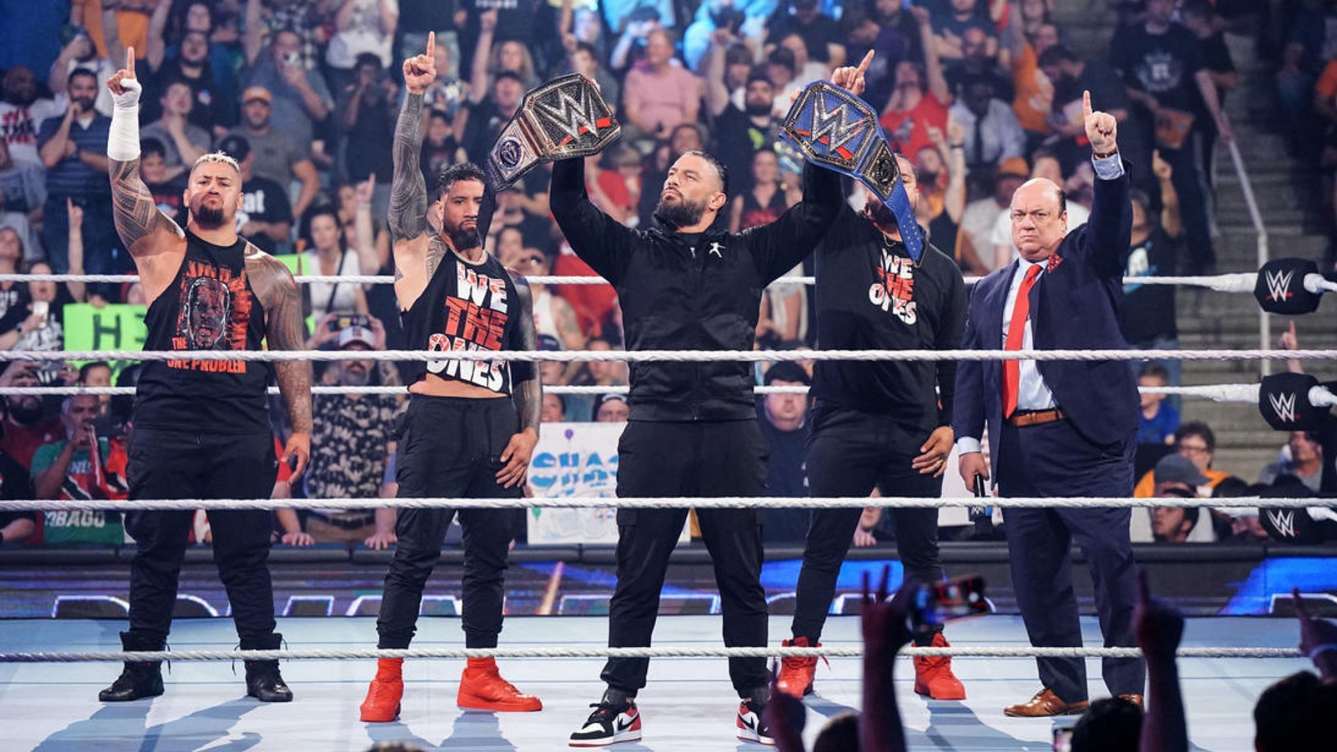 The Bloodline at SmackDown following Backlash 2023!