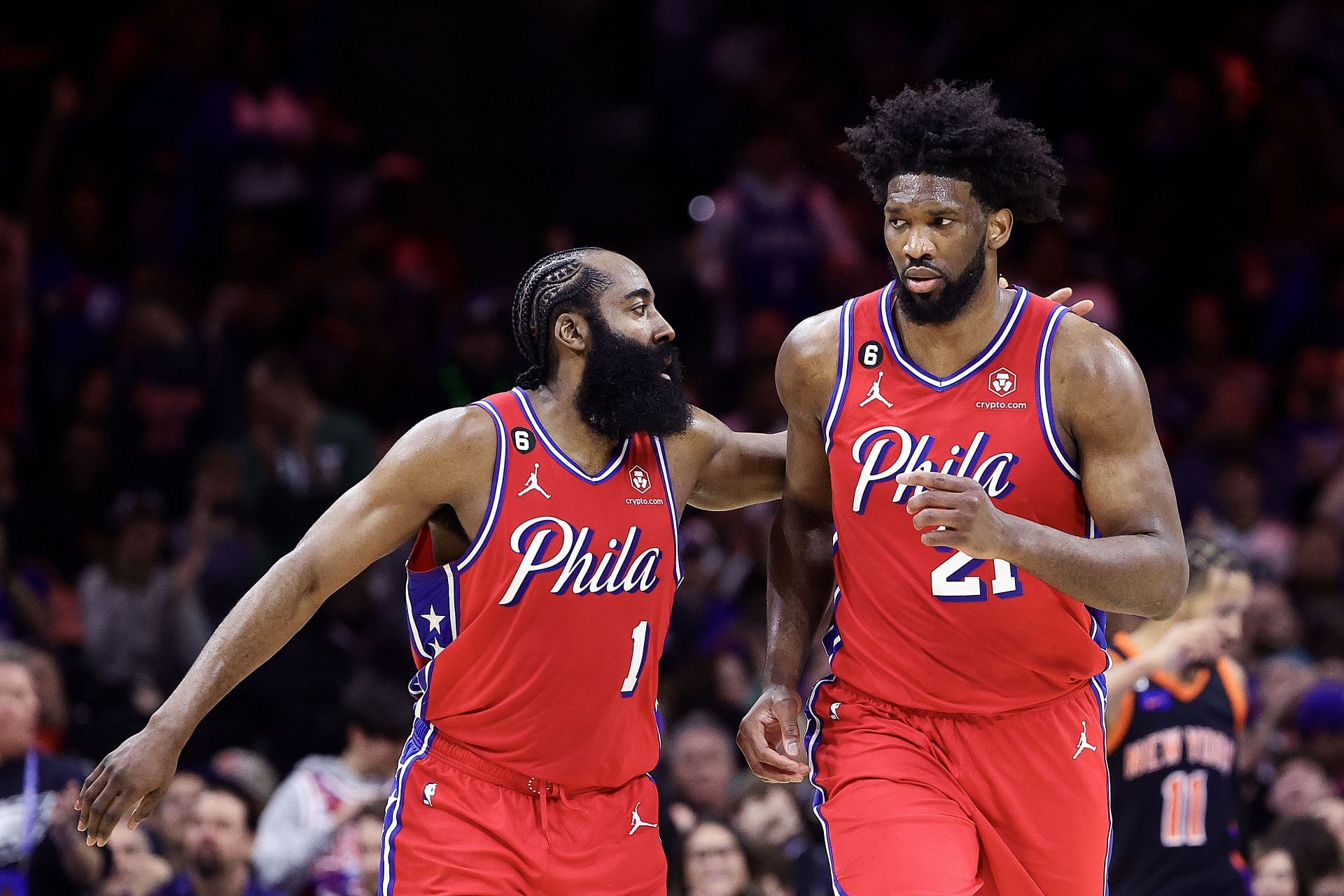 Harden and Embiid were fantastic for the Sixers this season (Image via Getty Images)