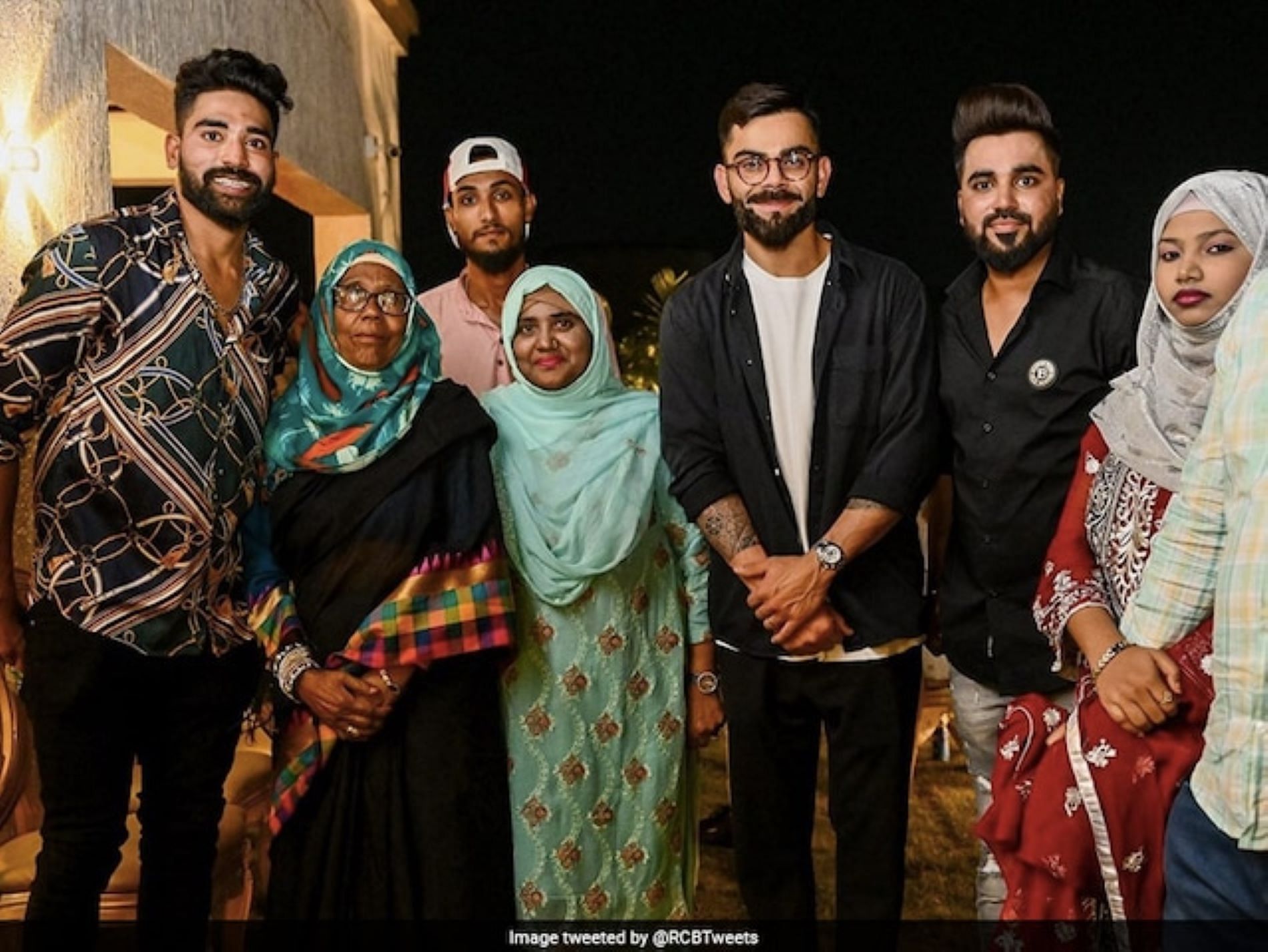 Virat Kohli among others paid a visit to Siraj