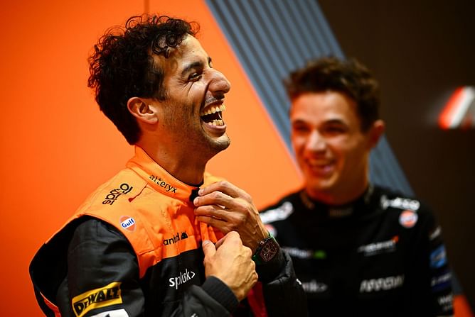 "Pushing me a little bit more than the past couple years": Lando Norris compares Oscar Piastri to Daniel Ricciardo