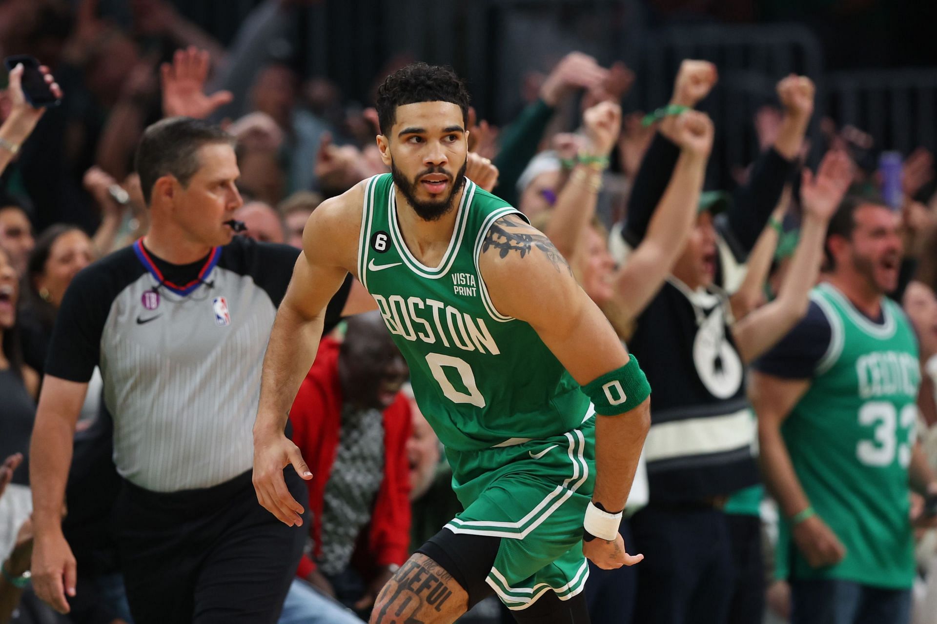 Boston Celtics superstar forward Jayson Tatum