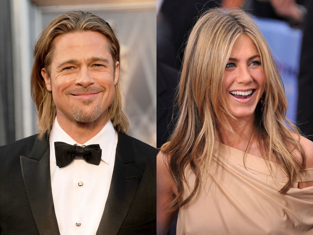 Stills of Brad Pitt and Jennifer Aniston (Images Via IMDb)