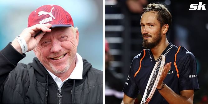 Boris Becker praises Daniil Medvedev's personality after Russian's post-victory revenge dance