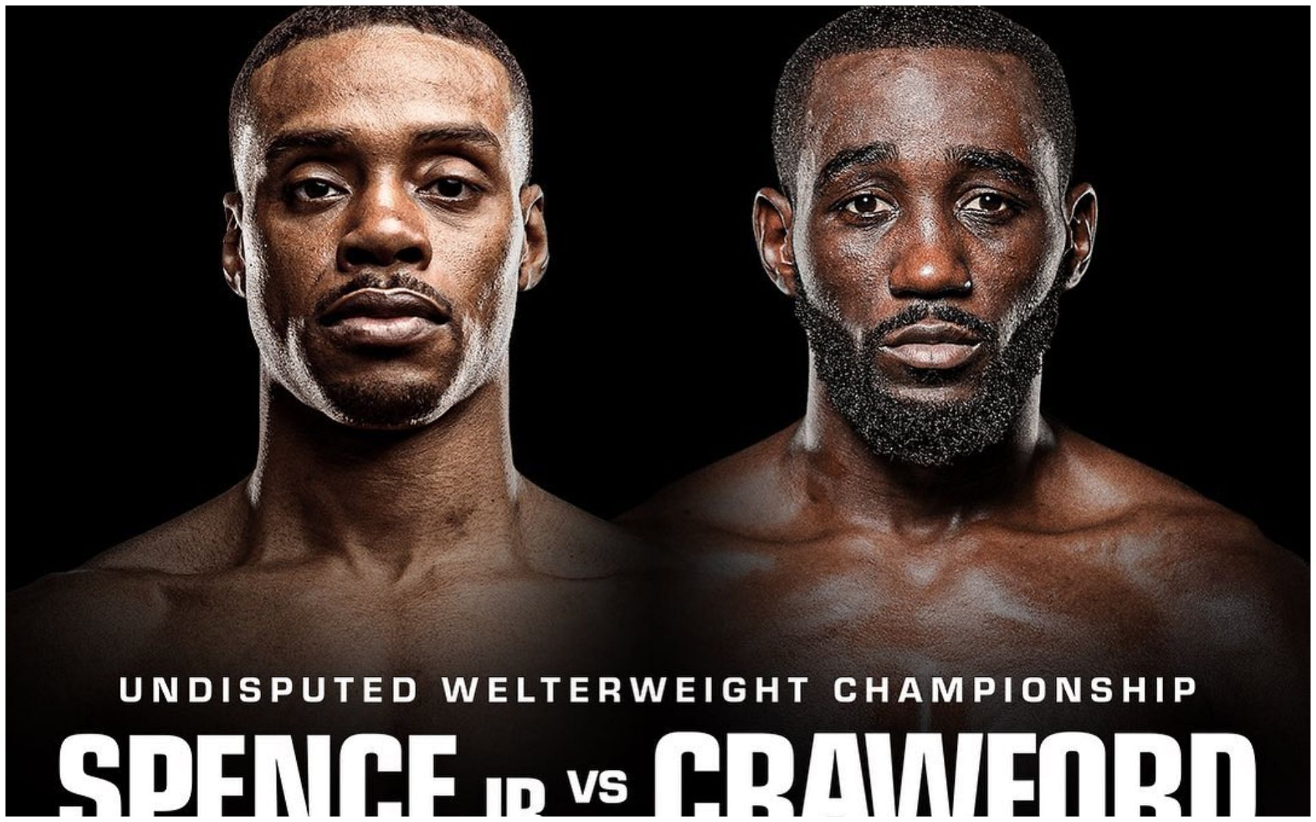 Terence Crawford vs Errol Spence Jr official poster