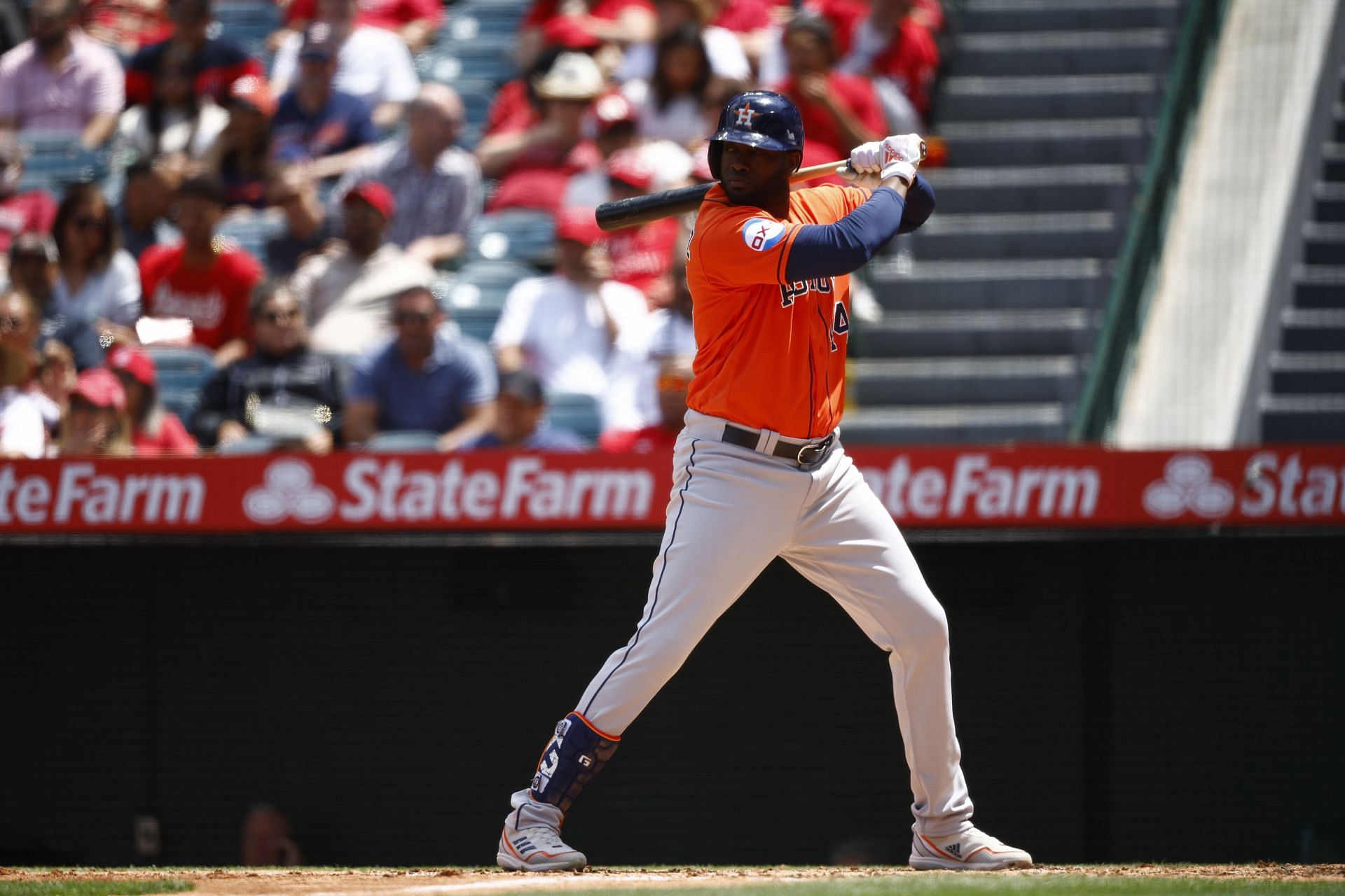 Houston Astros rookie slugger Yordan Álvarez is struggling