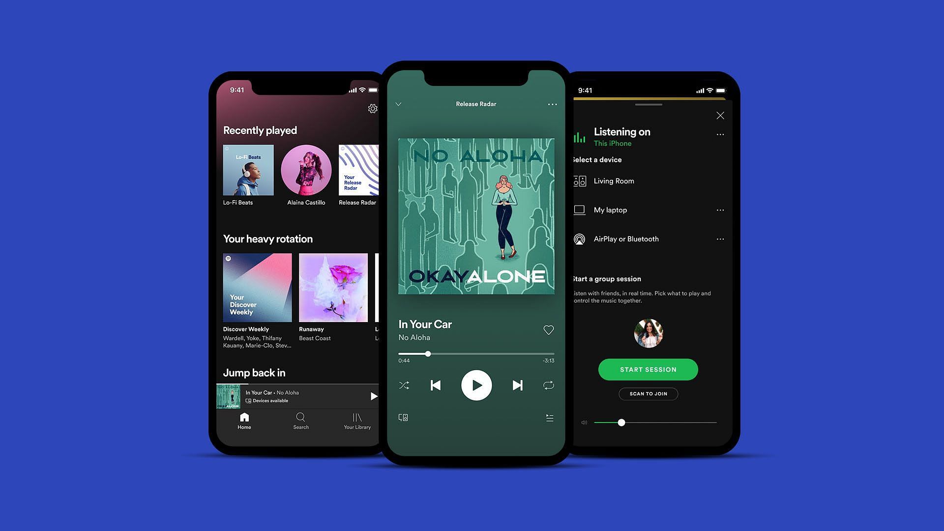 Change audio settings on Spotify