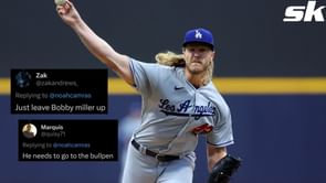 Los Angeles Dodgers fans frustrated as Noah Syndergaard continues to struggle: "Just leave Bobby Miller up" "He needs to go to the bullpen"