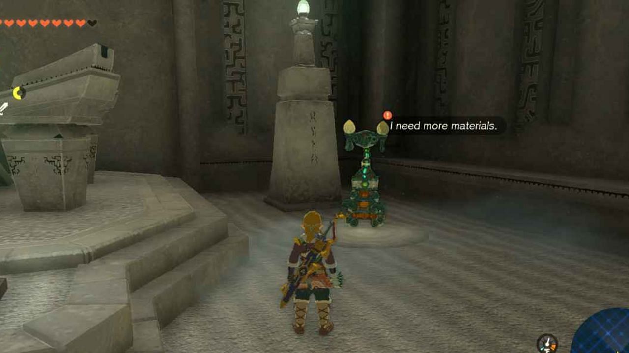 Go and talk to the Construct found at the start of the temple (Image via Nintendo)