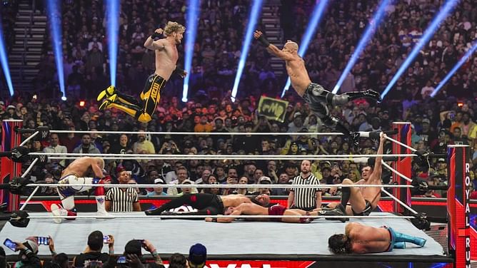 Current champion reacts to Ricochet recreating their spot with Logan Paul at the Royal Rumble