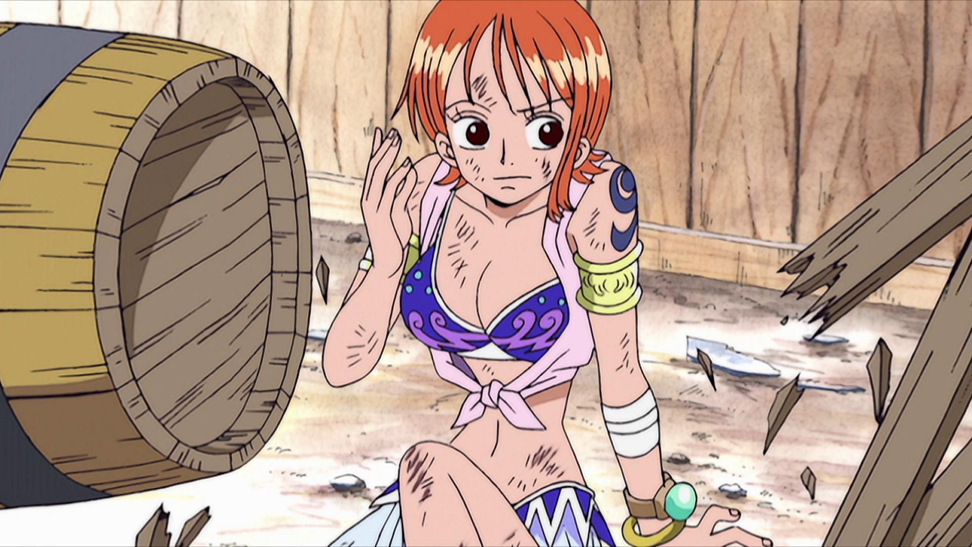 Nami in her Arabasta outfit (Image via Toei Animation, One Piece)
