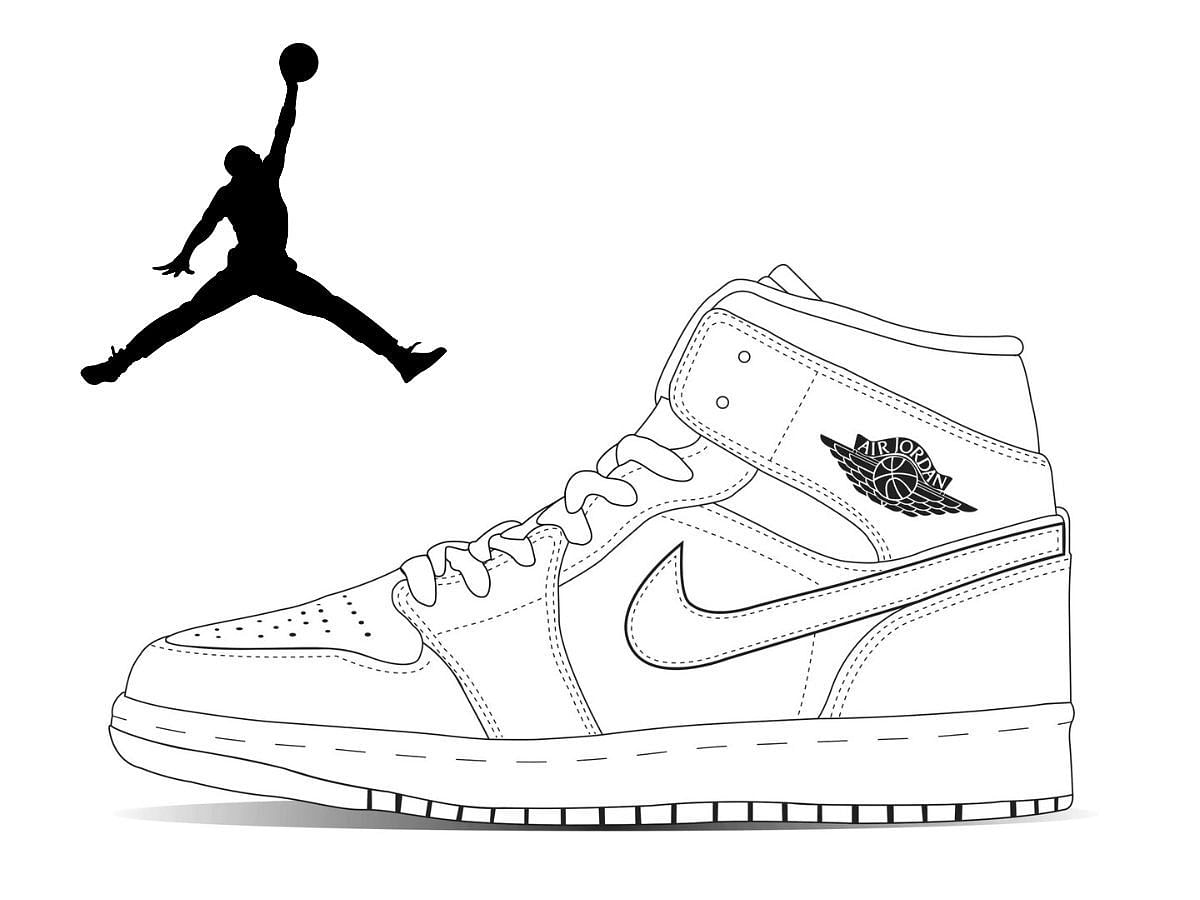 Nike Air Jordan 1 &quot;Metallic Gold&quot; sneakers (Image via Nike / @SNKR_twitter)