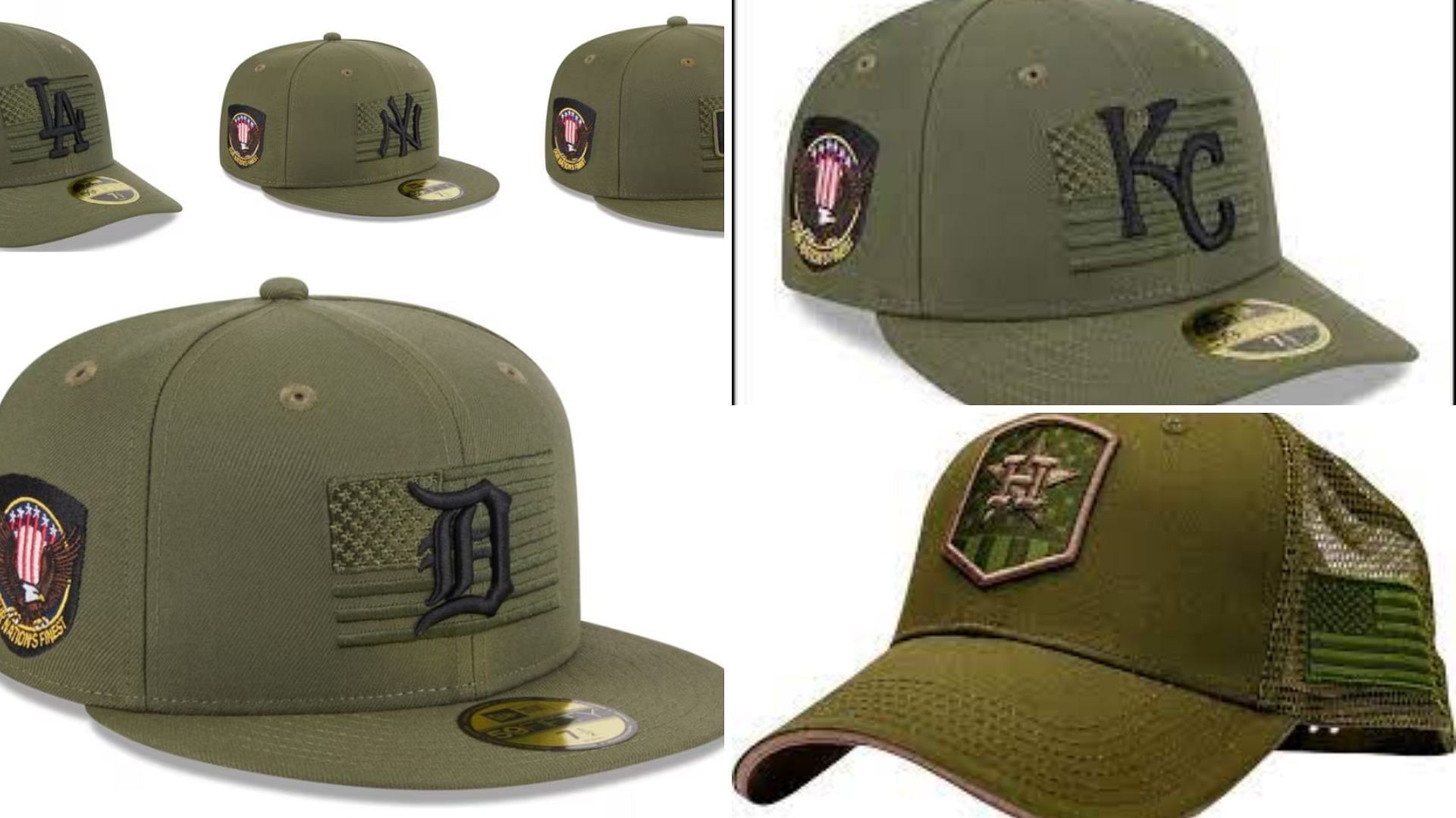 Why is MLB wearing green hats this weekend? All 30 teams to don custom caps  with imprint of US flag