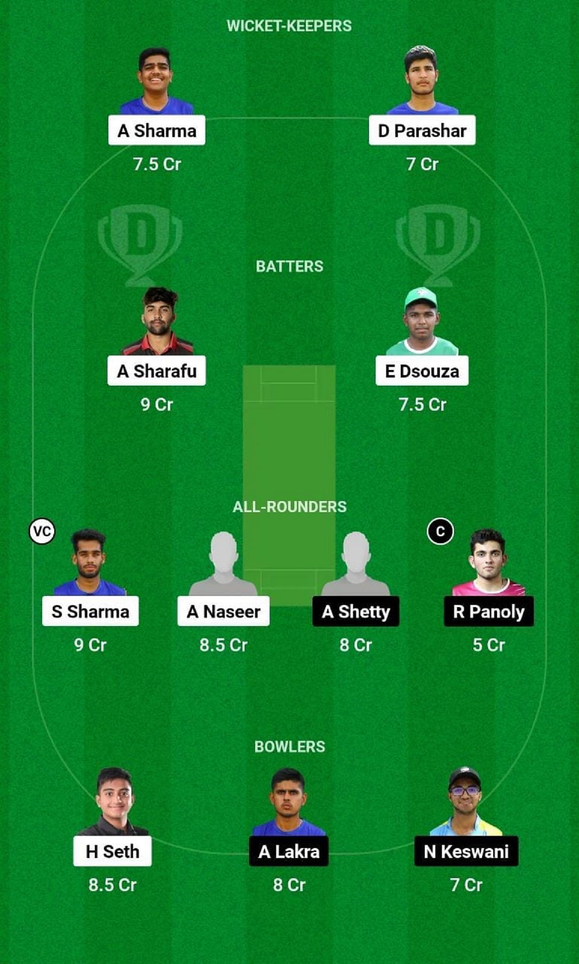 EMB vs DUB Dream11 Prediction Team, Match 5, Head to Head League