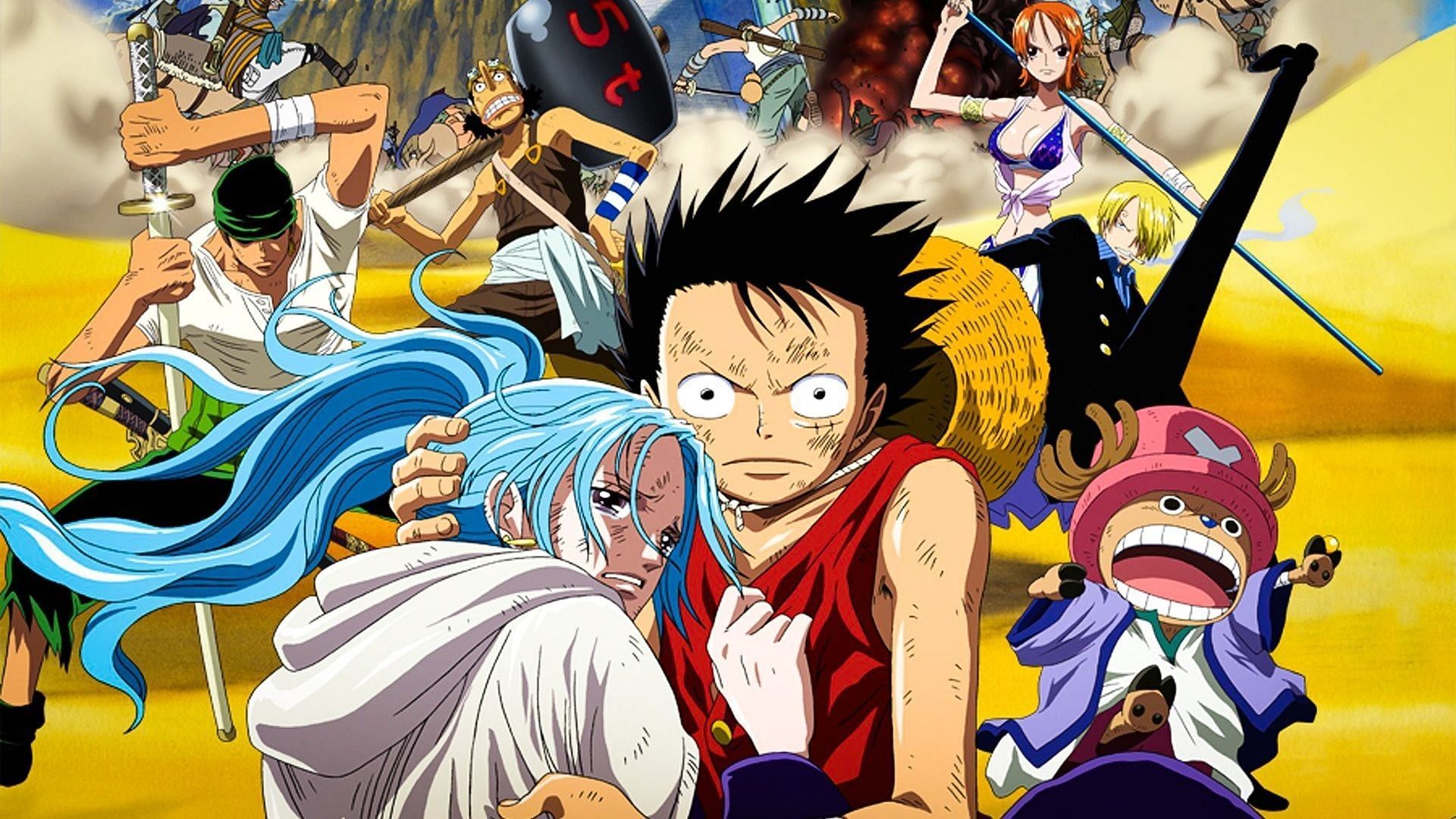 The Straw Hats as seen in Episode of Arabasta (Image via Toei Animation, One Piece)