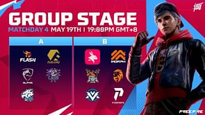 Free Fire SEA Invitational Day 4: Teams, map order, schedule, and where to watch
