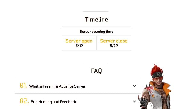Next Free Fire update release date (OB40) new Advance Server and more