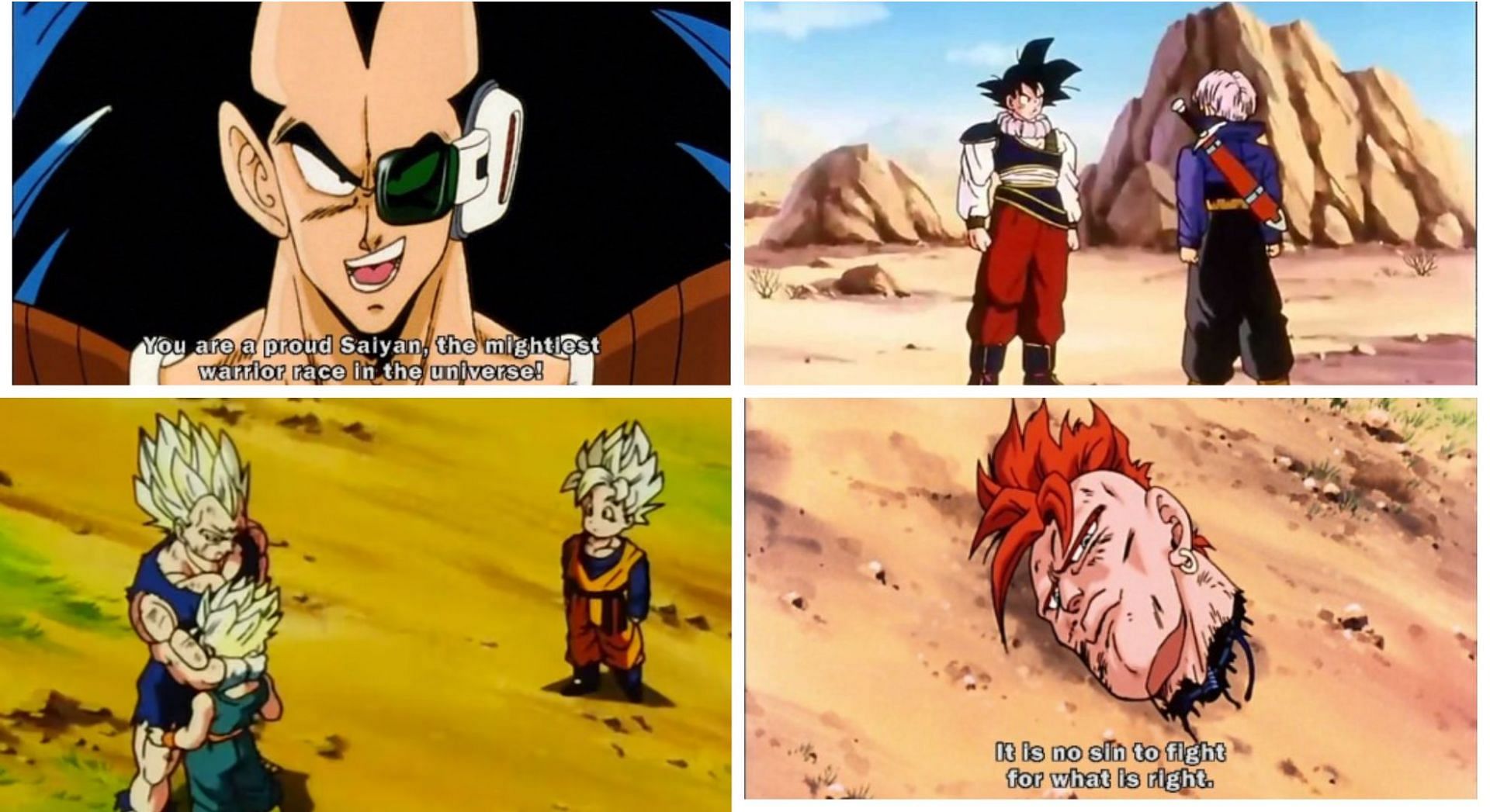 Four important conversations in Dragon Ball Z (Image via Sportskeeda)