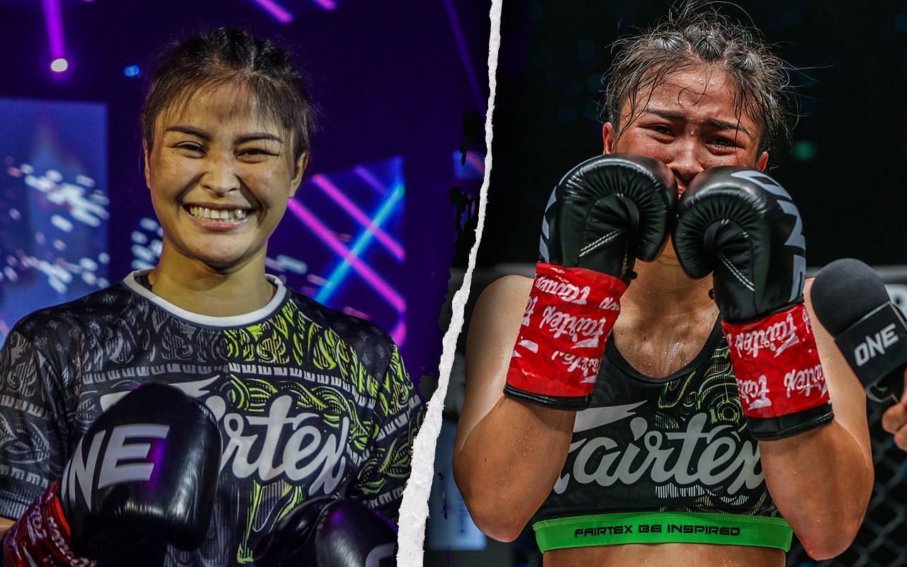 Stamp Fairtex reveals what she remembers the most in her first fight.