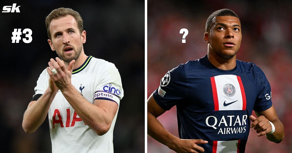 Harry Kane (left) and Kylian Mbappe (right)