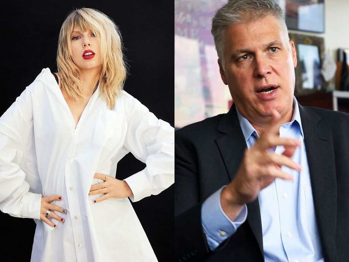 Stills of Taylor Swift and David Mueller (Images Via taylorswift/Instagram and NBC News)