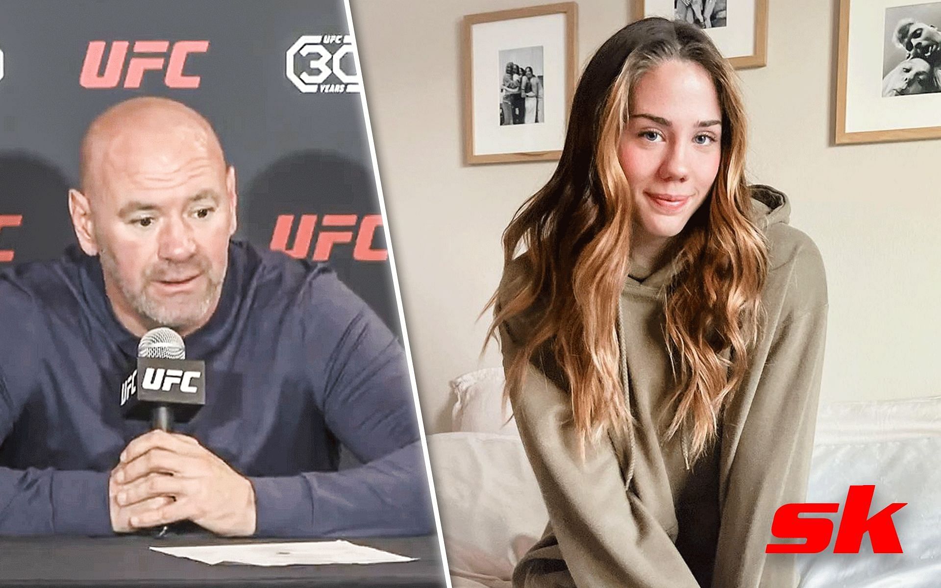 Dana White speaks about Shalie Lipp