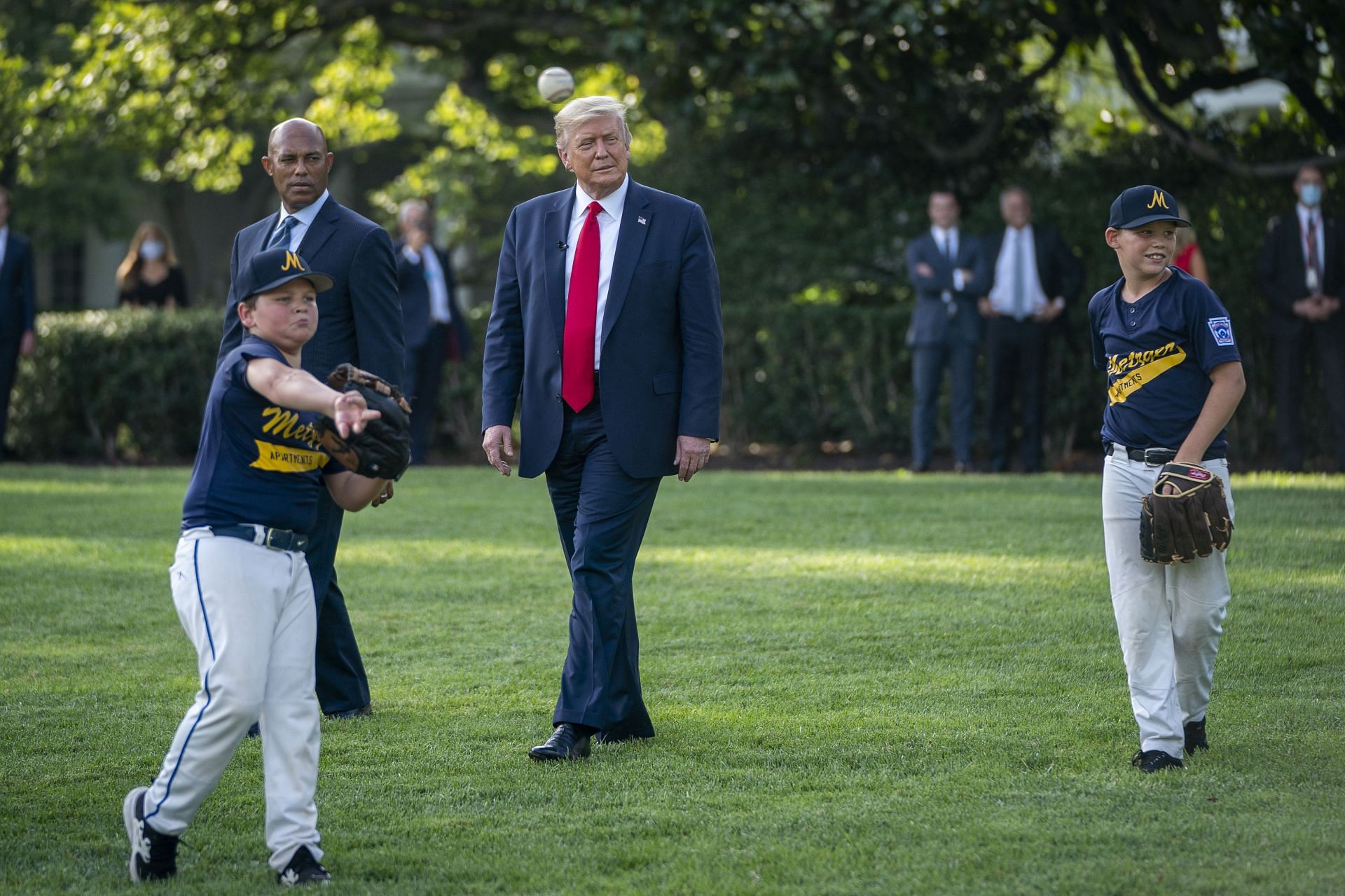 President Trump Marks Major League Baseball