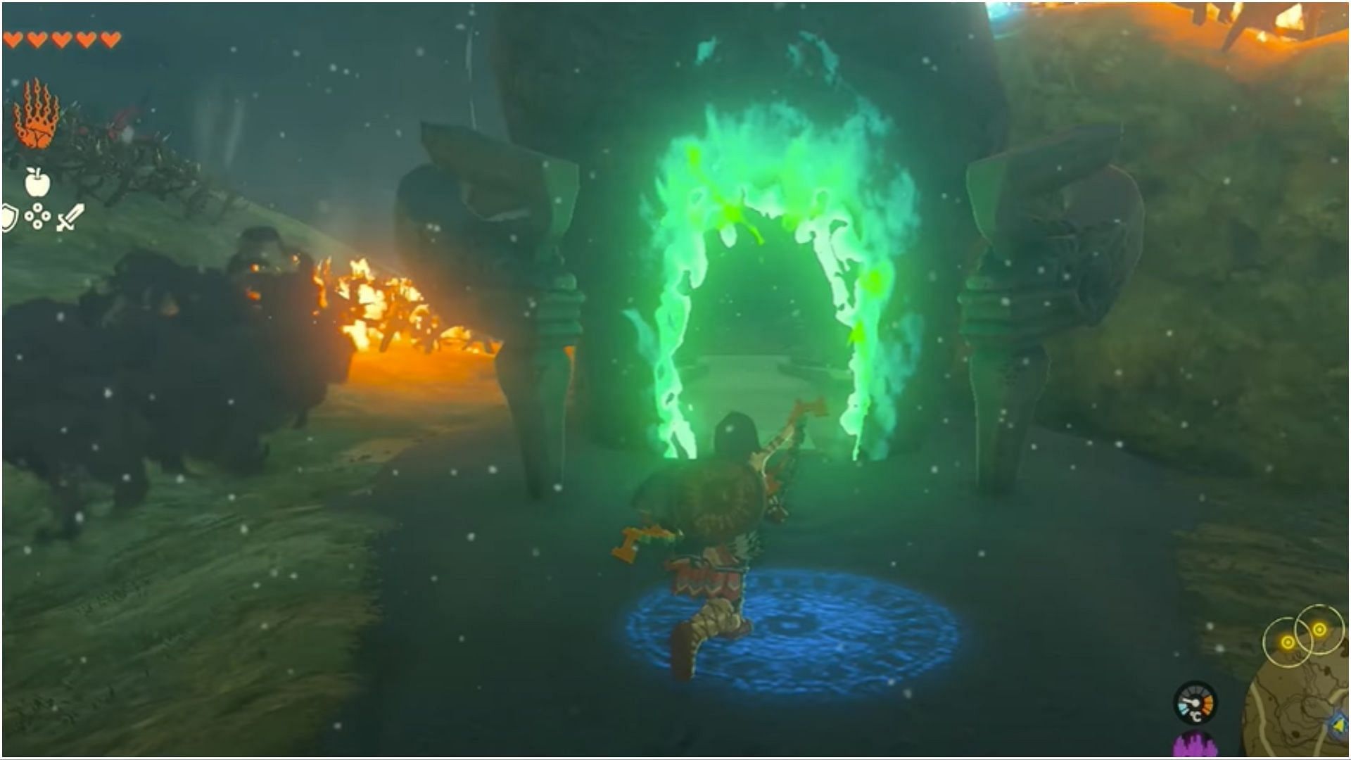 Each Shrine presents its own unique set of either battle-oriented or puzzle-based trials (Image via Nintendo)