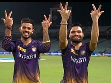 [Watch] Rinku Singh teaches Nitish Rana hand step after KKR beat PBKS by 5 wickets