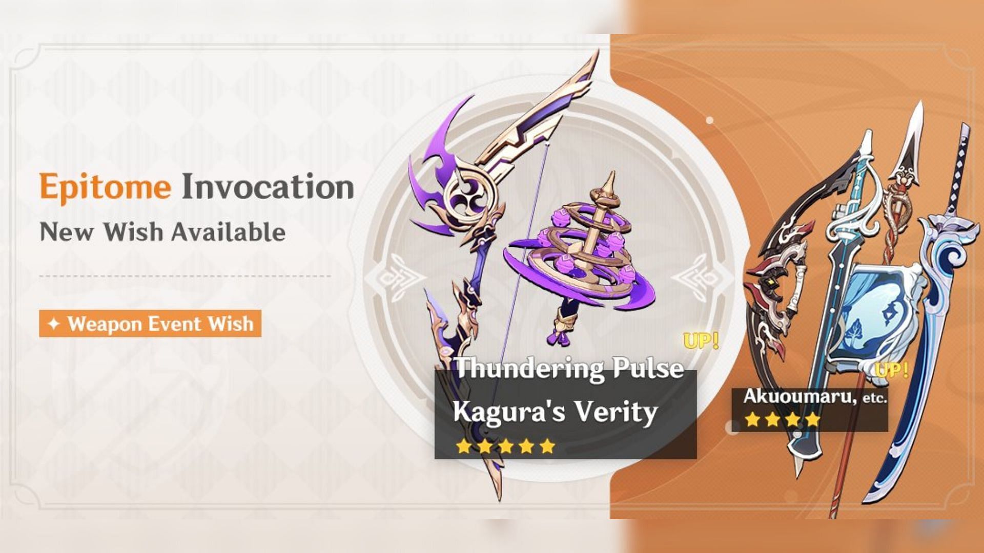 3.7 weapon banner for Phase I (Image via HoYoverse)