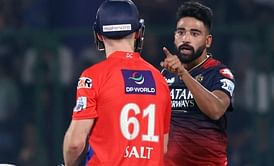 [Watch] Mohammed Siraj enters into a heated argument with Philip Salt during DC vs RCB in IPL 2023