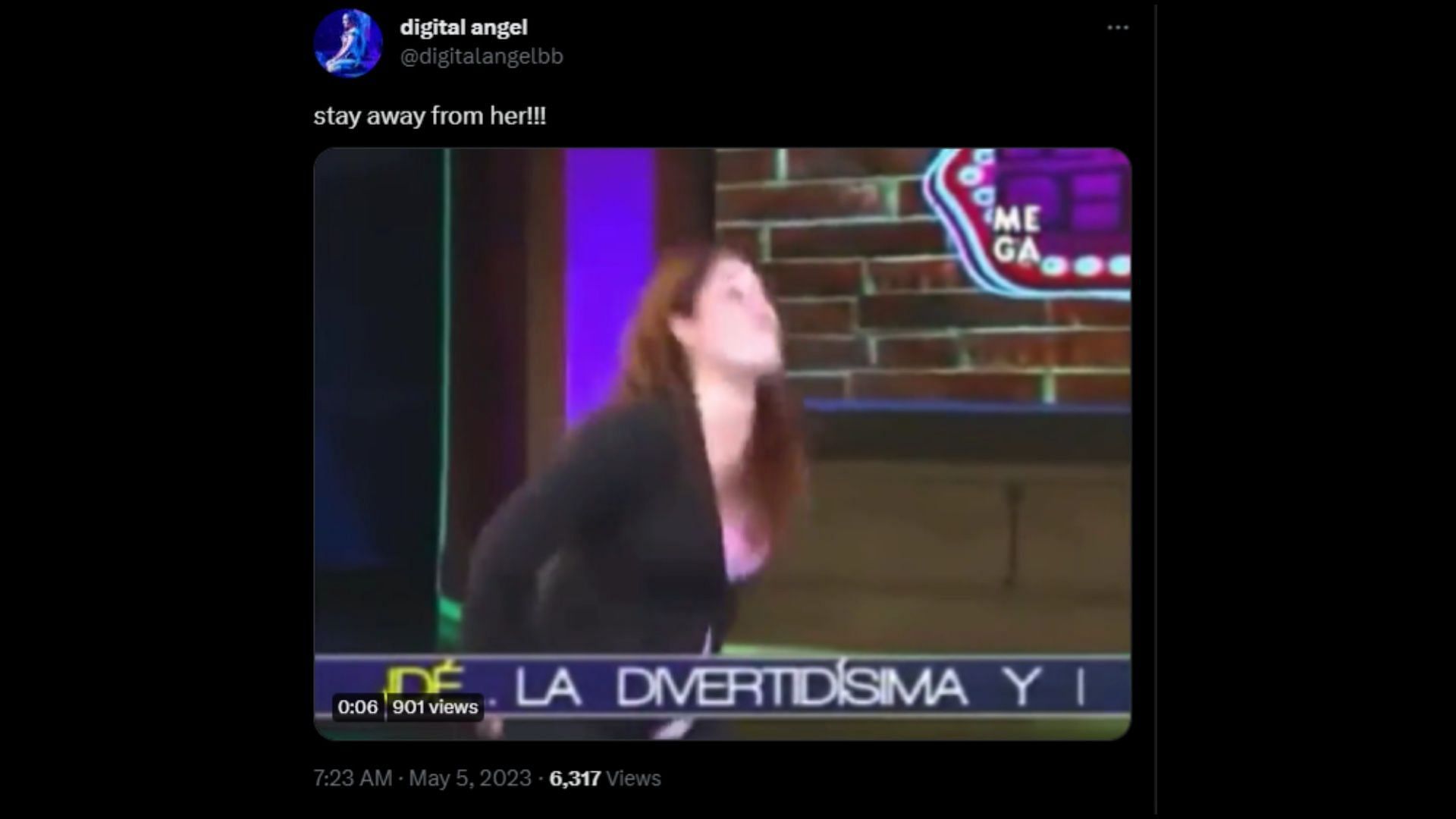 Screenshot of a Twitter user reacting to Anuel dedicating a song to Karol G. (Image via @PopBase/Twitter)