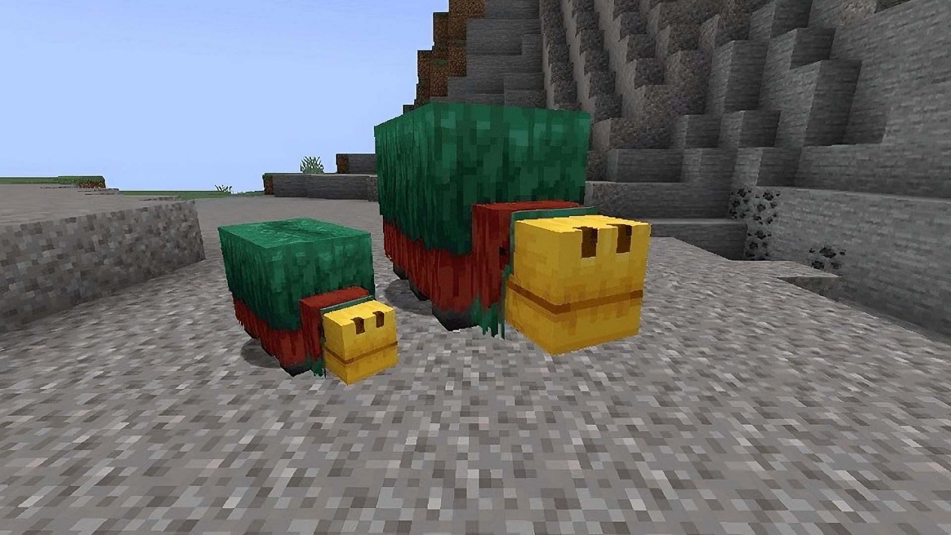 Minecraft 1.20 has debuted two new mobs that can be bred to create offspring (Image via Mojang)