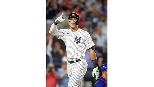 Aaron Judge in Newyork Yankees' Jersey