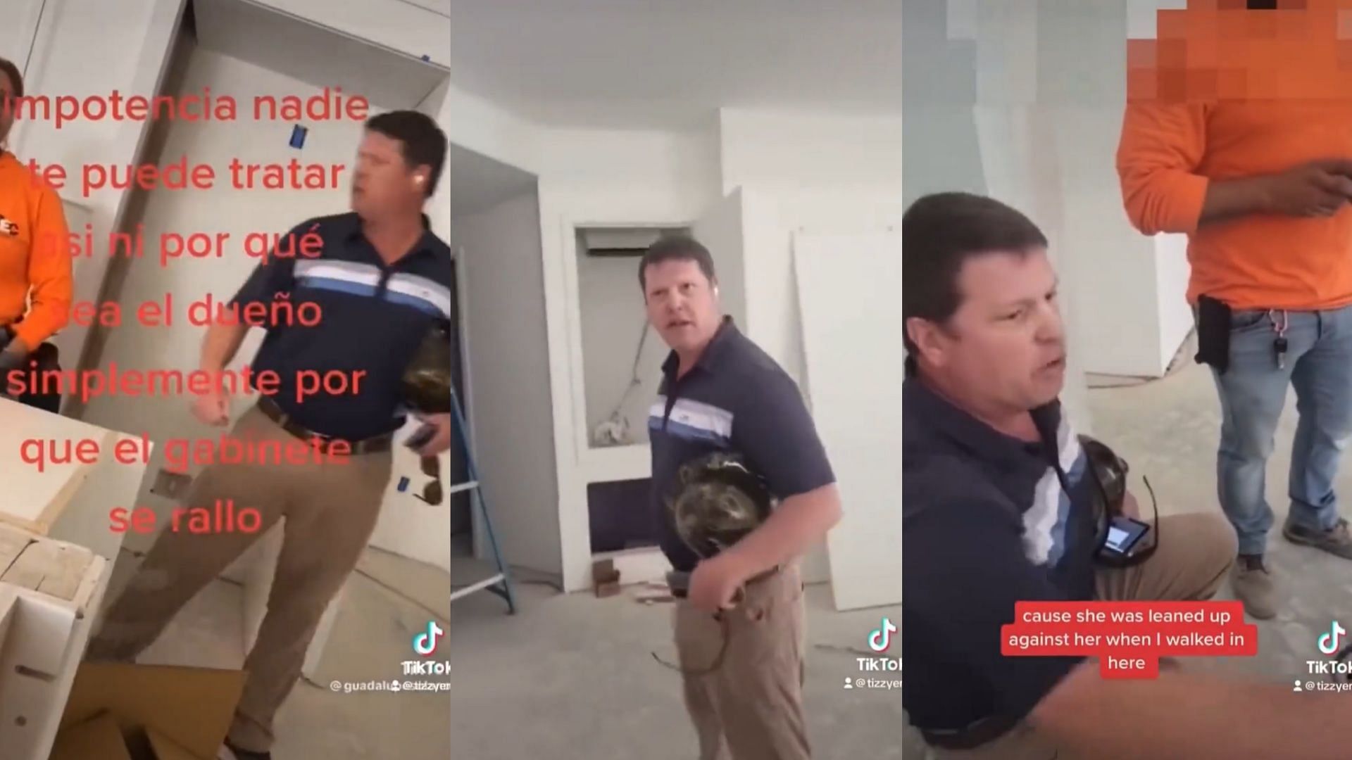 Businessman comes under fire for slapping female employee (Image via tizzyent/TikTok)