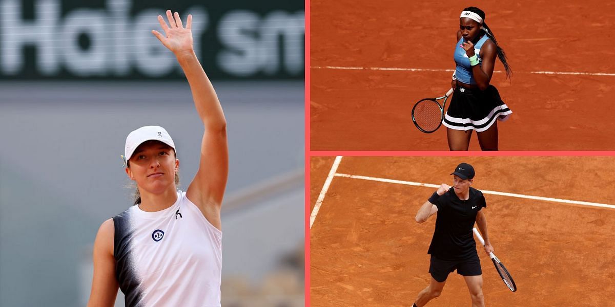 Iga Swiatek, Coco Gauff and Jannik Sinner will be in action on Day 5 of the French Open