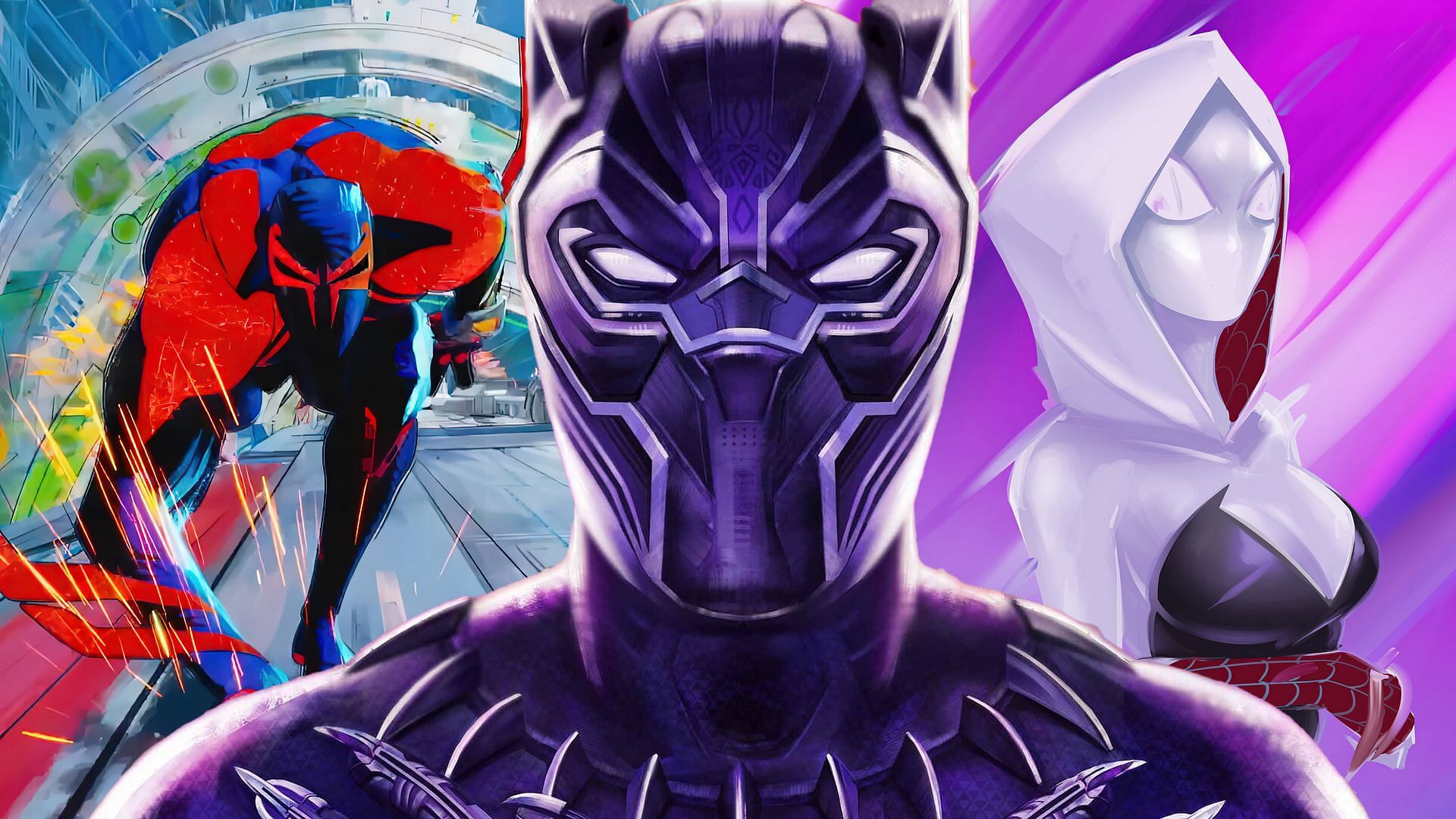 Spider-Man: Across the Spider-Verse includes a Black Panther reference (Image via Sportskeeda)