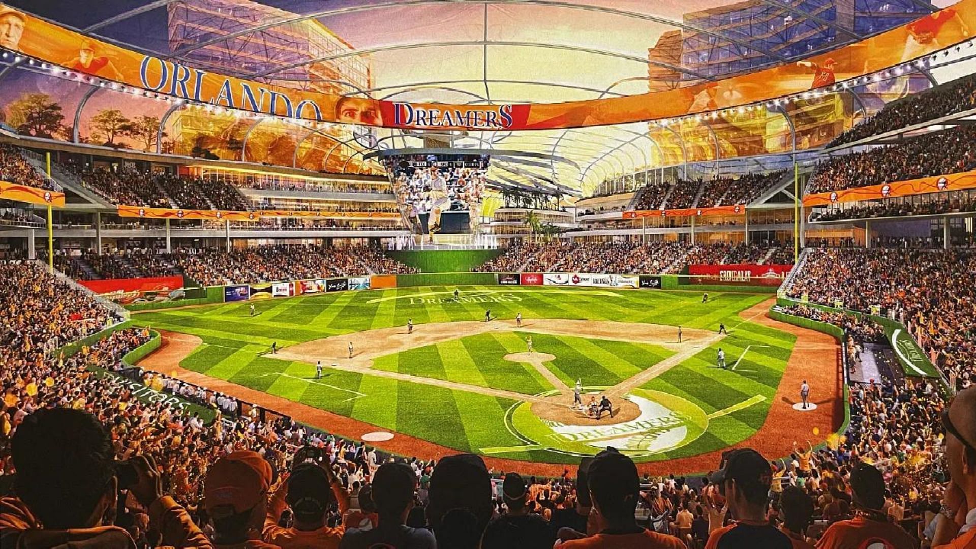 The proposed Orlando Dreamers newballpark stadium 