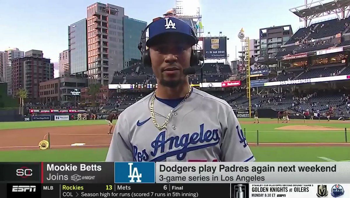 Mookie Betts repping Golf before today's Dodgers game : r/Golfwang