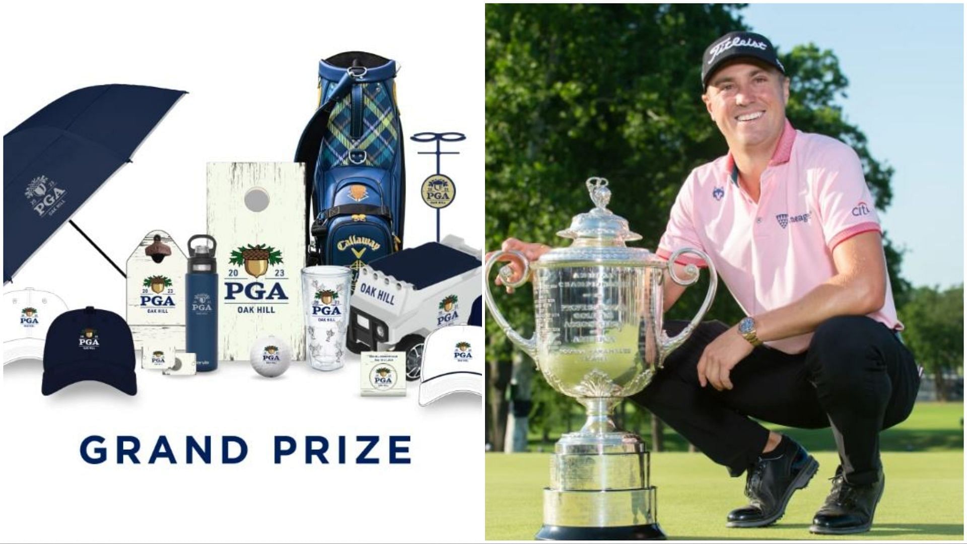 Grand prize for the winner of fantasy game and 2022 Champion Justin Thomas (via PGA Championship official website)