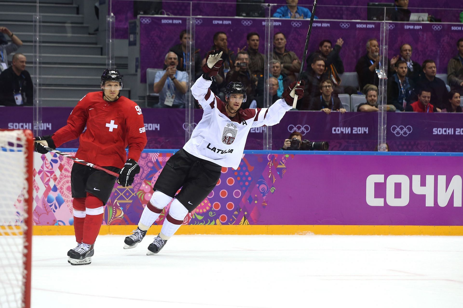 Ice Hockey - Winter Olympics Day 11 - Switzerland v Latvia