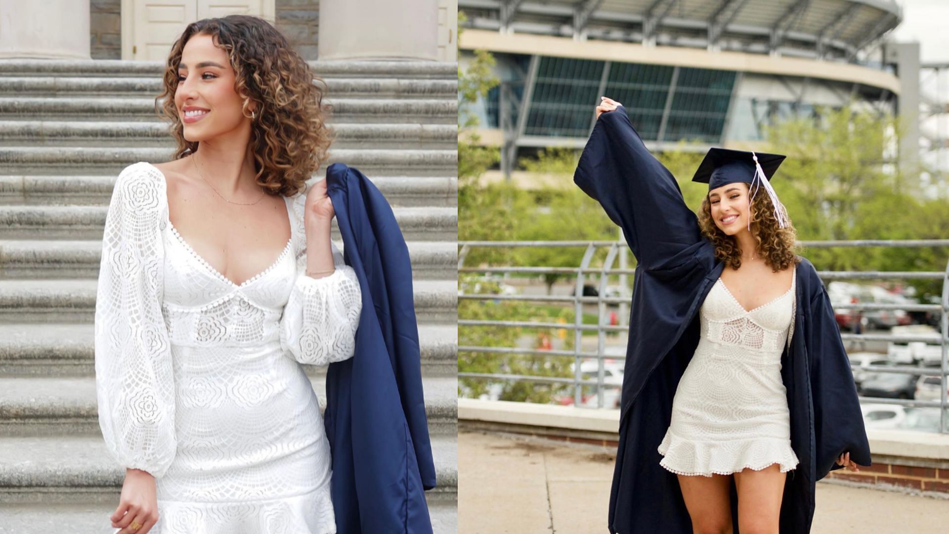 Duddy celebrating her degree from Penn State. Credit: @giaduddy (IG)