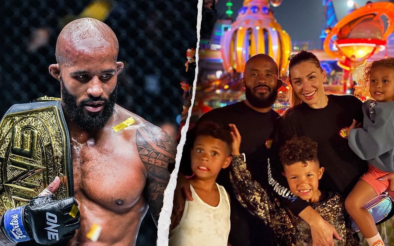 Demetrious Johnson, Destiny Johnson, and family | Image courtesy of ONE